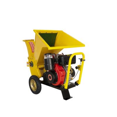 China Factory direct sale diesel orchard branch shredder wood processing wood twig crushing machine for sale