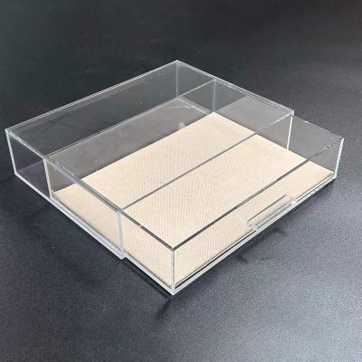 China Modern Customized Custom With Slide Lid Acrylic Grid Display Box for sale