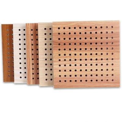 China MDF Contemporary Wooden Recording Studio 16-16-6 Perforated Sound Barrier Price for sale