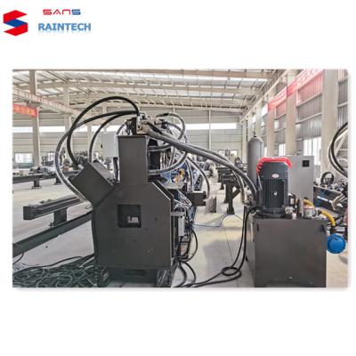 China Building Material Stores Web Clamp Sides Punch Cutting Machine For U Steel for sale