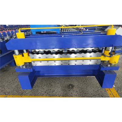 China Building Material Shops Galvanized Metal Roofing Panel Roll Forming Machine for sale