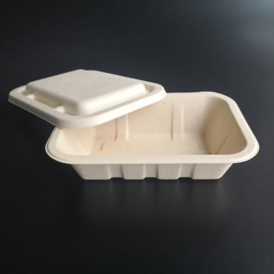 China Biodegradable Oil-proofing Wheat Straw Food Packaging Tray for sale