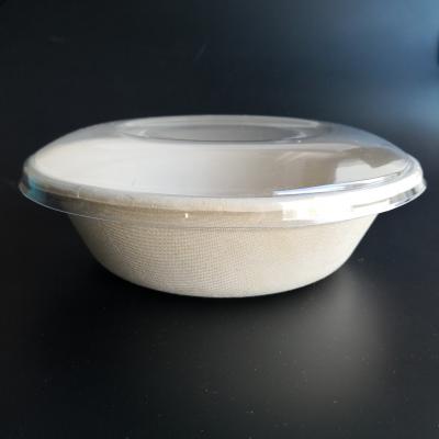 China Biodegradable and Compostable Oil-proofing Bagasse Disposable Bowls and Lids for sale