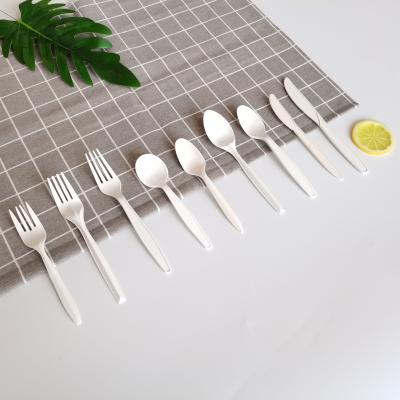 China Good Selling Cornstarch Eco - Friendly Plastic Disposable Cornstarch Coffee Stirring Spoon for sale