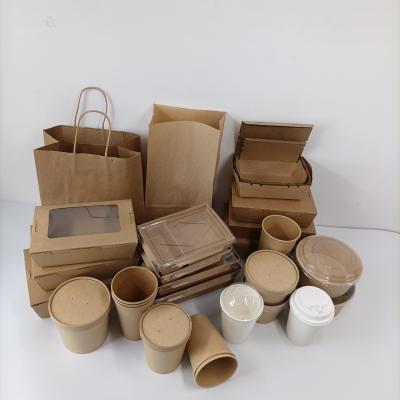 China Disposable Biodegradable Kraft Paper Corrugated Cup Soup European Kraft Paper Cups With Lisd Brown Kraft Paper Cup Paper Box for sale