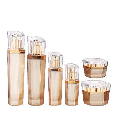 China Cosmetic Bottle 20g 50g 40ml 90ml 110ml Cosmetic Acrylic Cream Bottle Set For Cosmetic for sale