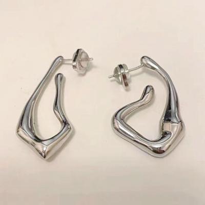 China 2022 925 Silver Pin Jewelry Venom Party Trendy High Quality Irregular Stud Earrings for sale