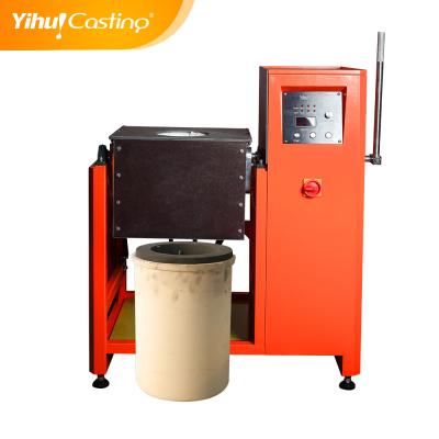 China 20KG Gold Induction Tipping Melting Furnace Large Capacity For Metal Smelting for sale