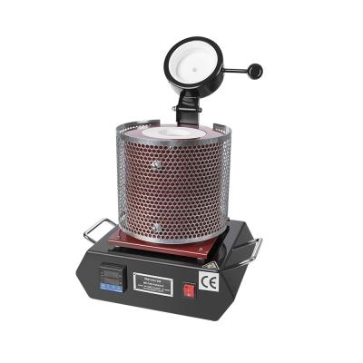 China Yihui brand portable melting furnace for gold, silver and copper melting 38.5x38.5x44cm for sale