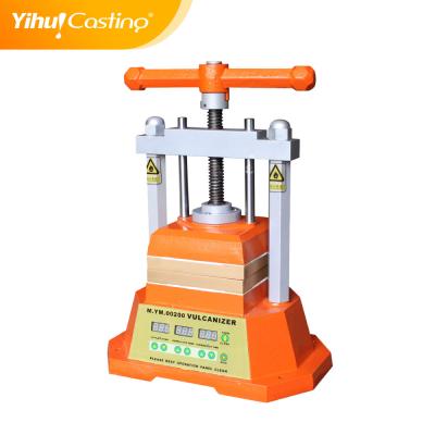 China Mini Rubber Vulcanizing Type Double Controller Digital Rubber Vulcanizer For Mold Making Jewelry for sale