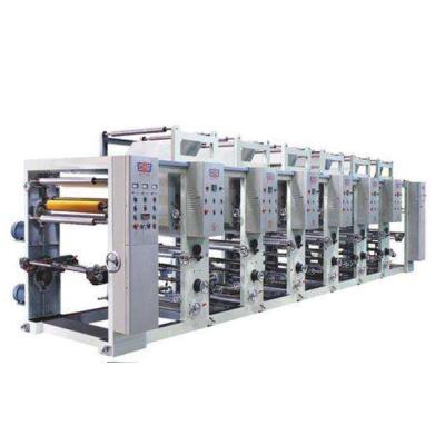 China Garment Shops Plastic Gravure Printing Machine 2 4 6 Color Gravure Printing Machines / Ordinary Printer Printing Machine HRASY Series for sale