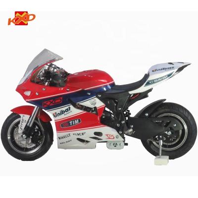 China Mini Ducati GP Pocket Bike 50CC 4 Stroke Electric Start Kids Racing Motorcycle Small Dirt Bike Mini Gas Sport Bike For Kids KXD010 for sale