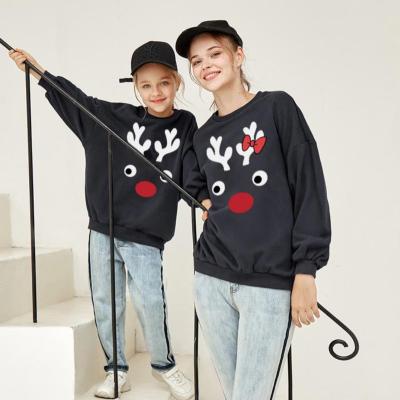 China 2020 Fashion QUICK DRY Mommy and Me Sportswear Parent-child Matching Outfits Long Sleeve Cotton Printing Hot Selling Clothing T-shirts for sale