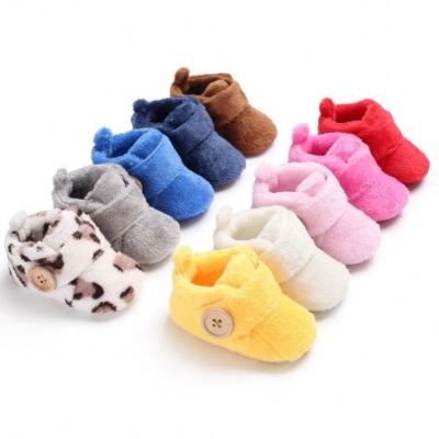 China Cute Breathable Slip On Convenient To Wear Toddler Boys And Girls Elastic Band Little Baby Shoes Winter Fashion Small Foot Wear for sale