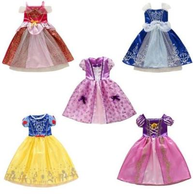 China 2019 Anti-wrinkle Fashion Dress Girls Cute Princess Dress Child Embroidered Running Clothing Beautiful 3-8 Years Summer for sale