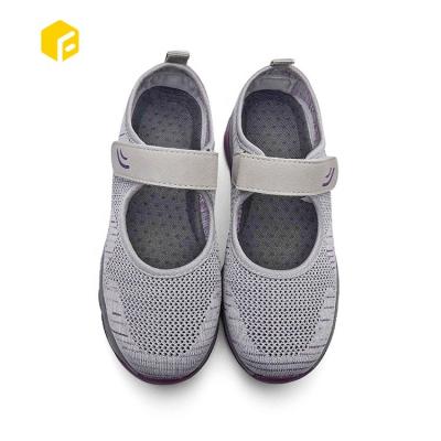 China Fashion Trend Good Quality Fly Knit Comfortable Breathable Women Shoes Ultra Light Casual Shoes for sale