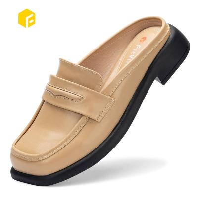 China Textile Flat Sponge Bed Footed Women's Slippers And Ladies Closed Flat Shoes Women's Mule With Wide-Fitting Design for sale