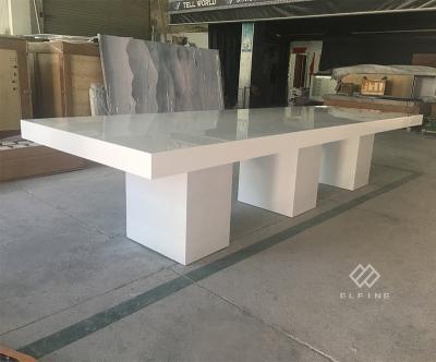 China China Conference Renewable High End Acrylic Solid Exterior Table Design Large Board Meeting Table for sale