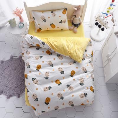 China Anti-Static 100% Cotton Kids Bedding Set Bed Sheets Duvet Cover Set For Kids Bedroom for sale