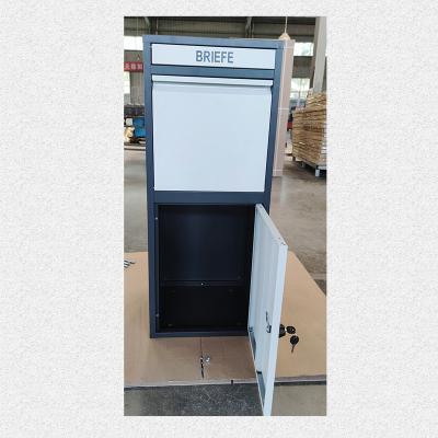 China (Size) FAS-158 Adjustable Outdoor Smart Mailbox Parcel Delivery Box For Home Drop Box Lockable Parcel Box for sale