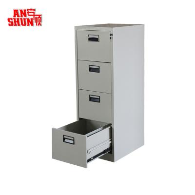 China Modern Hot Selling Office Equipment Furniture A4 / FC Storage File Cabinet 4 Drawer Vertical File Cabinet for sale