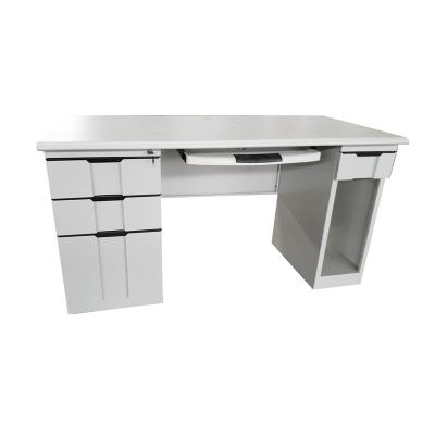 China (Size) FAS-047 Luoyang furniture computer table design metal desks office adjustable steel table for sale