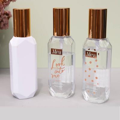 China Luxury PET Cosmetic Packaging Bottle Perfume Spray Bottle 100ml Spray Bottle for sale