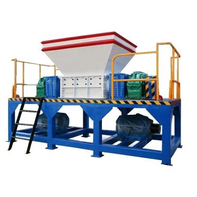 China Plastic Products Two Double Shaft Efficient Shredder Machine Industrial Waste Shredding Machine for Sale for sale