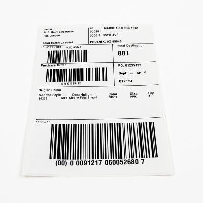 China Barcode Product Cardboard Label Sticker GS1-128 (UCC/EAN-128) Product Carrying Unit Asset Location and Service Labels for sale