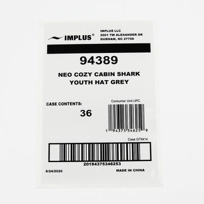 China Barcode Product Cardboard Label Sticker GS1-128 (UCC/EAN-128) 4