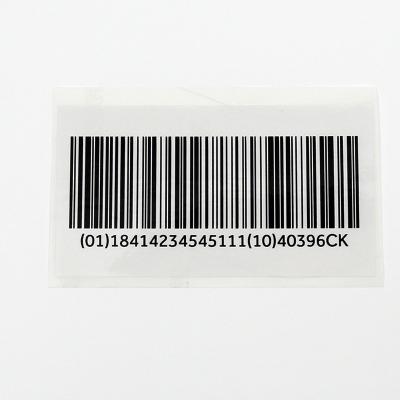 China ITF14 ENA13 UPC Barcode Barcode Label Product Packaging Sticker for sale