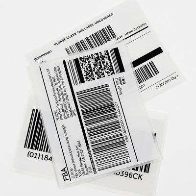 China Barcode Product Cardboard Label Sticker GS1-128 (UCC/EAN-128) 102*152 mm 4*6 inch for sale