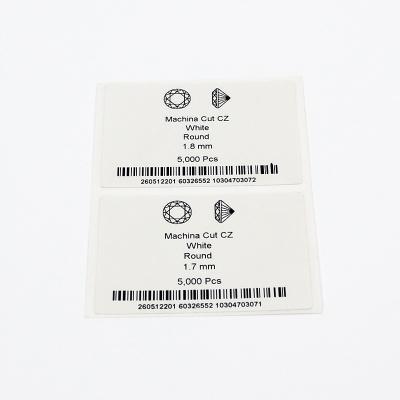 China Mark Label Product Description Barcode Barcode Book Finished Product Jewelry Shipping Label Customized Stickers for sale