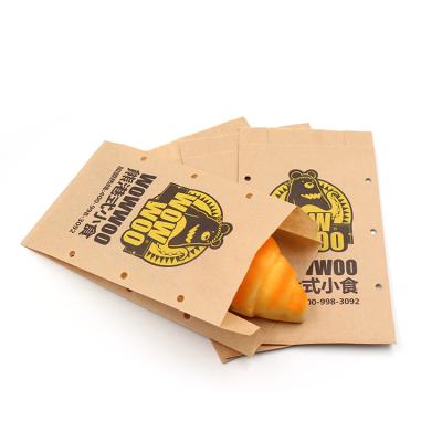 China Recyclable Certificated Small Brown Paper Packaging Bags , Food Grade Paper Lunch Bag Crafts for sale