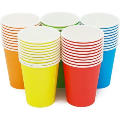 China Recyclable Disposable Party Hot Drink Paper Cup With Paper Plate for sale