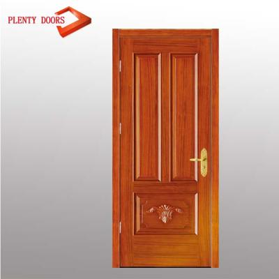 China Modern Indian bathroom carved wooden doors designs for sale