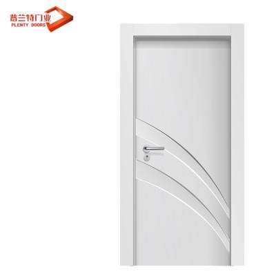 China Polymer popular wpc interior swing project door for sale