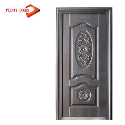 China Contemporary Elegant Wrought Iron Door With Arched Steel Doors Sample for sale