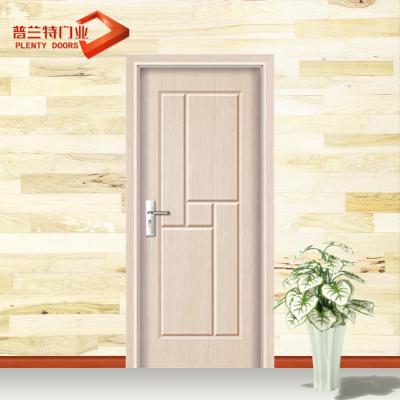 China Modern waterproof interior bathroom doors prices, PVC door, decorative panel door for sale