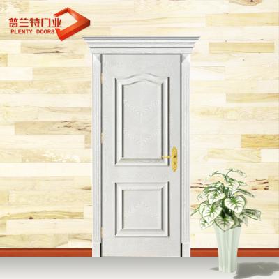 China Modern wooden main door design of white room in Pakistan for sale