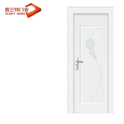 China Half Moon Modern Cheap Glass Mold Wooden Door for sale