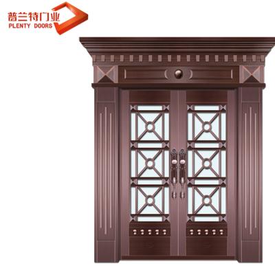 China Modern House Imitation Garden Gate Copper Door for sale