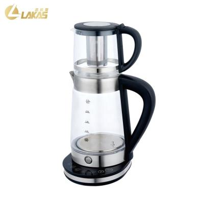 China Household Factory Supply Automatic Power-up Teamaker Glass Tabletop Set With 2.5L+1L Capacity for sale