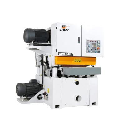 China Furniture Factory SDR-630 Two Sand Heads Double Veneer Sanding Machine Made By Dustom for sale