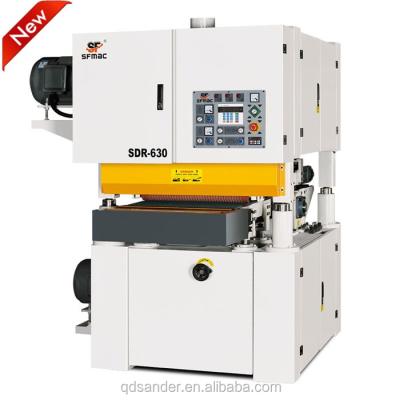 China Furniture Factory New Product SDR-630 Double Wood Working MDF Plywood Sanding Machine for sale