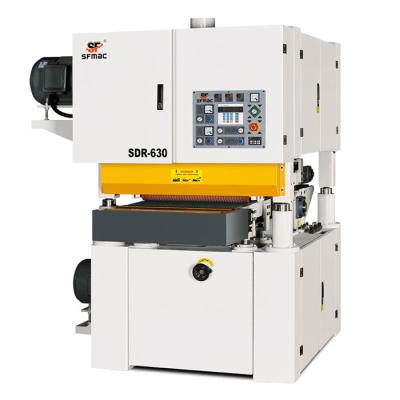 China Furniture Factory SDR-RP630 Double Heads Exterior Four Heads Horizontal Woodworking Sanding Machine for sale