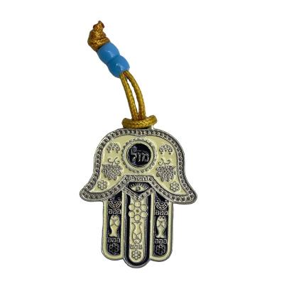 China New Fashion Gold Color Religious Hamsa Hand Fatima Palm Pendant For Women Ornament for sale