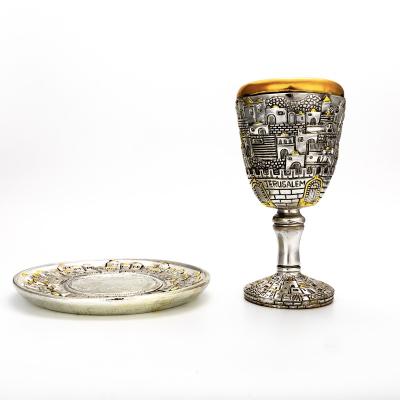 China Antique Imitation Alloy Plating Resin Holy Grail Holy Cup HG-04 for sale