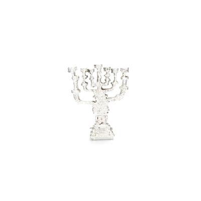 China Religious Activities Hanukkah Menorah Seven Branches Menorah Judaica Jewish Religious Candelabra for sale