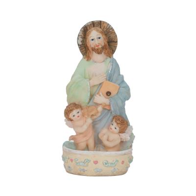 China home decor resin catholic religious jesus&baby statues for sale